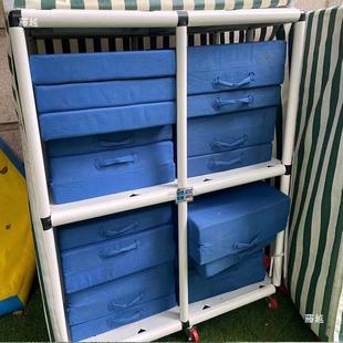 儿童操垫ZUH架雨收衣收纳架幼儿玩具防雨移园动推车子架室户体外