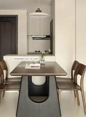 实木餐桌椅胡厅桃木书色客大长书ywgc0oo1桌工作台大板餐桌一体会