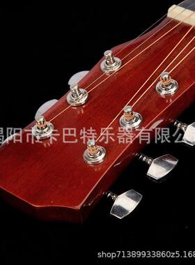 38寸全椴木包边民谣习缺角他亮初学者木吉他普及IFD练光男女专用
