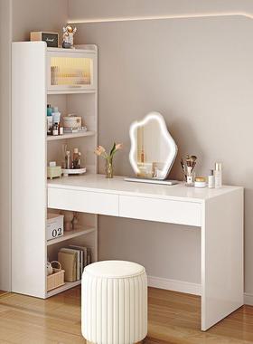 实木梳妆台卧室化OGE妆台油化妆桌奶桌一体风梳妆小户型化妆柜收