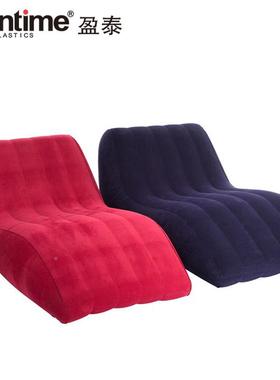 IntimeYT沙-12KLT3盈泰充气发沙植绒气懒充人发PVC充气成人沙发躺