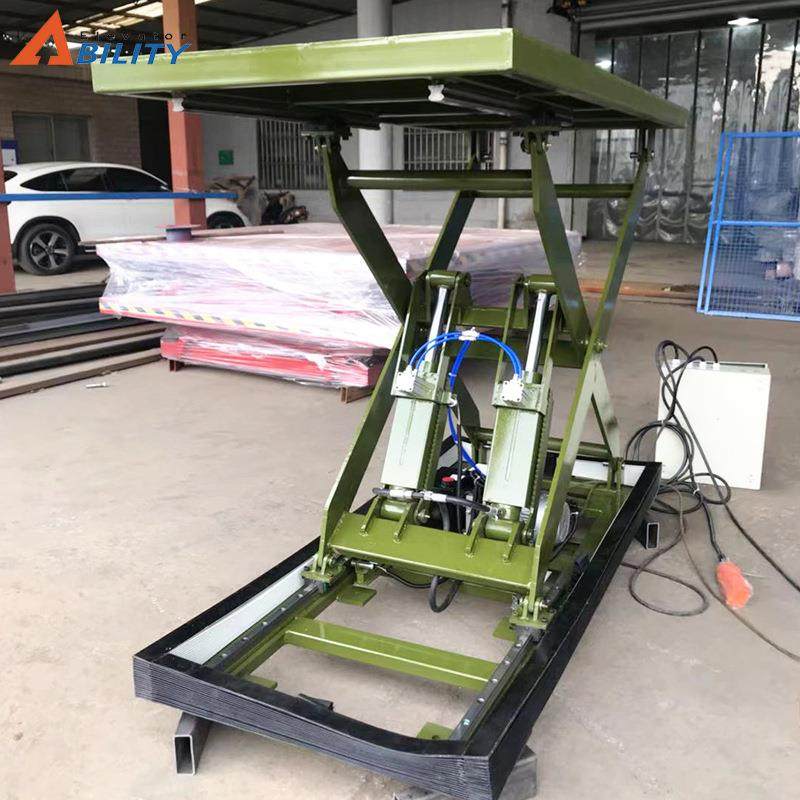 0366厂房货液态运固定式升降机电动固叉式升降高空作业定平剪台