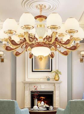 轻奢水晶吊灯HZF欧式客厅灯奢华大主气灯具墅卧室餐厅灯网红饭别