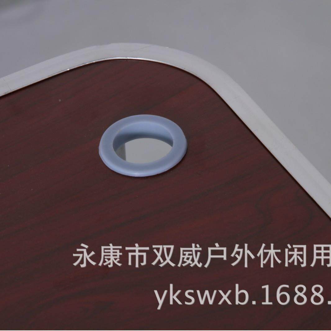 户外折叠桌桌野餐休办COD公便携式带灯杆户外闲台烧桌烤桌椅