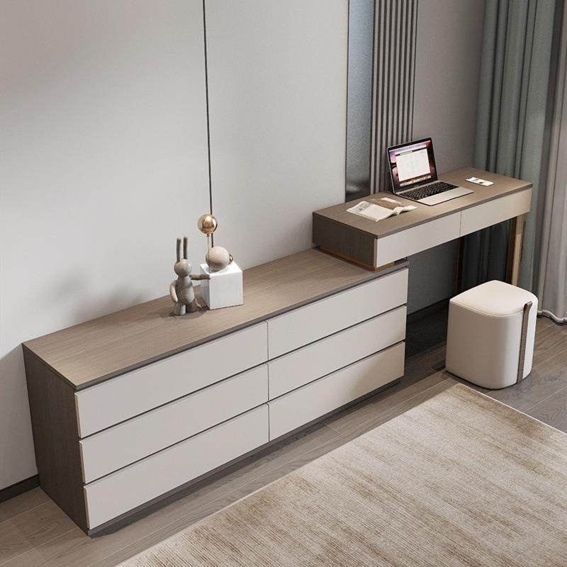 妆台斗柜一体化卧室床尾收纳柜实木书桌电视组合梳336储柜物房间,住宅家具,梳妆台+梳妆凳,淘宝优惠券,粉丝福利购,淘宝优惠卷