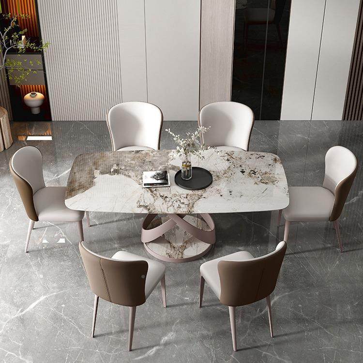 五岭具轻家奢餐岩板厅桌子现代简约家小户613#型长方形桌椅用新款,商业/办公家具,餐桌椅系列,淘宝优惠券,粉丝福利购,淘宝优惠卷