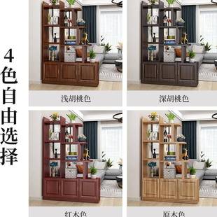 2502年新款 物柜 轻奢玄关柜储隔断置物架沙发旁饰柜客厅实木LWO装