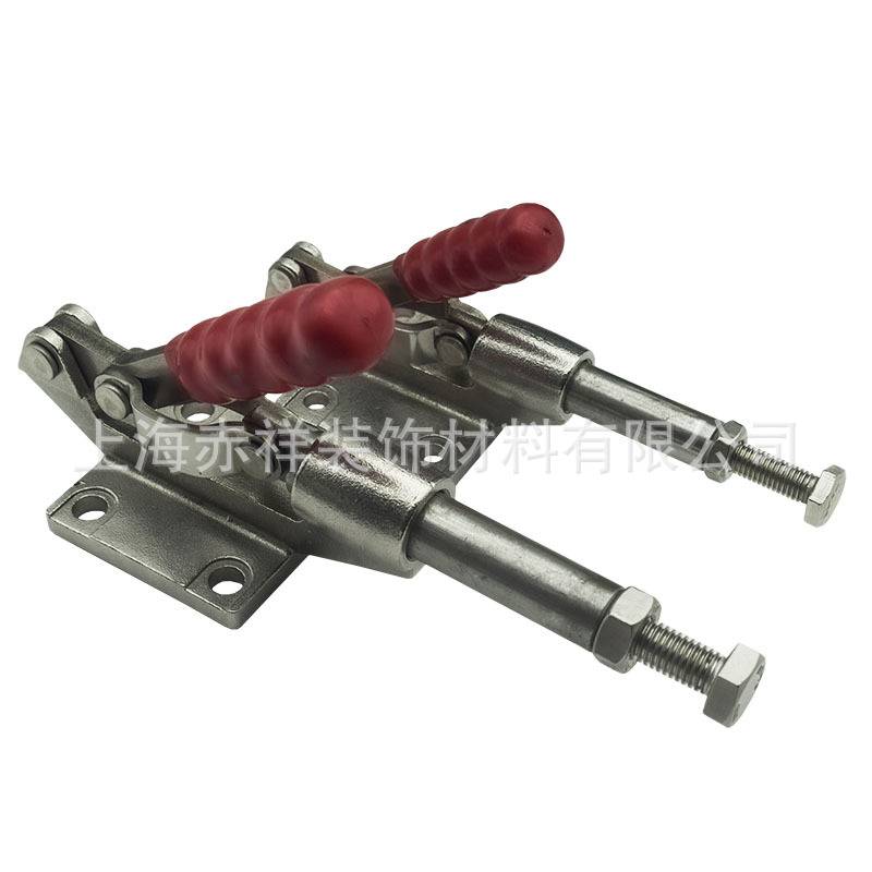 304不锈钢快速夹具 推拉式夹钳压紧器 木工固定夹 304C 304E