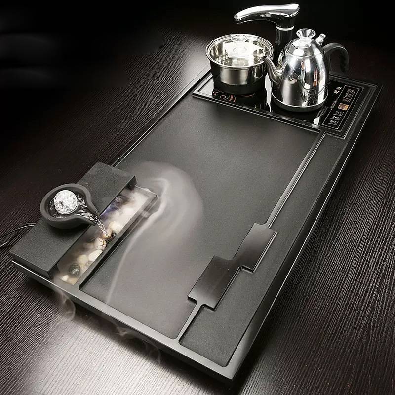 茶台全自动烧水壶一体式整套茶几托盘轻奢简约家用客厅泡茶具套装