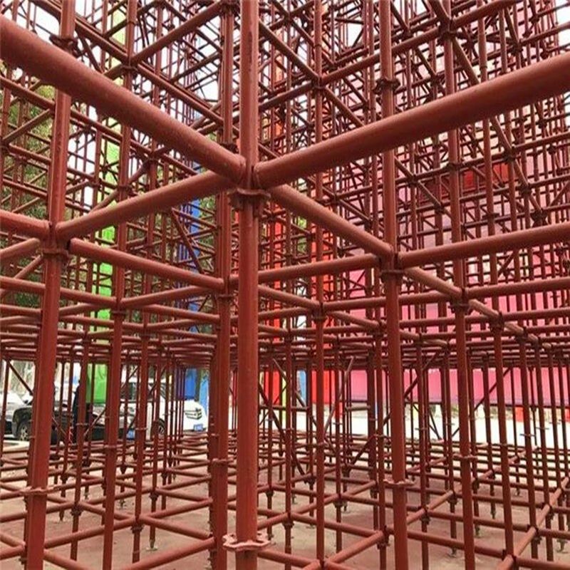 定制【精选好物】建筑轮扣盘扣式脚手架承插式快S速架管支撑横杆