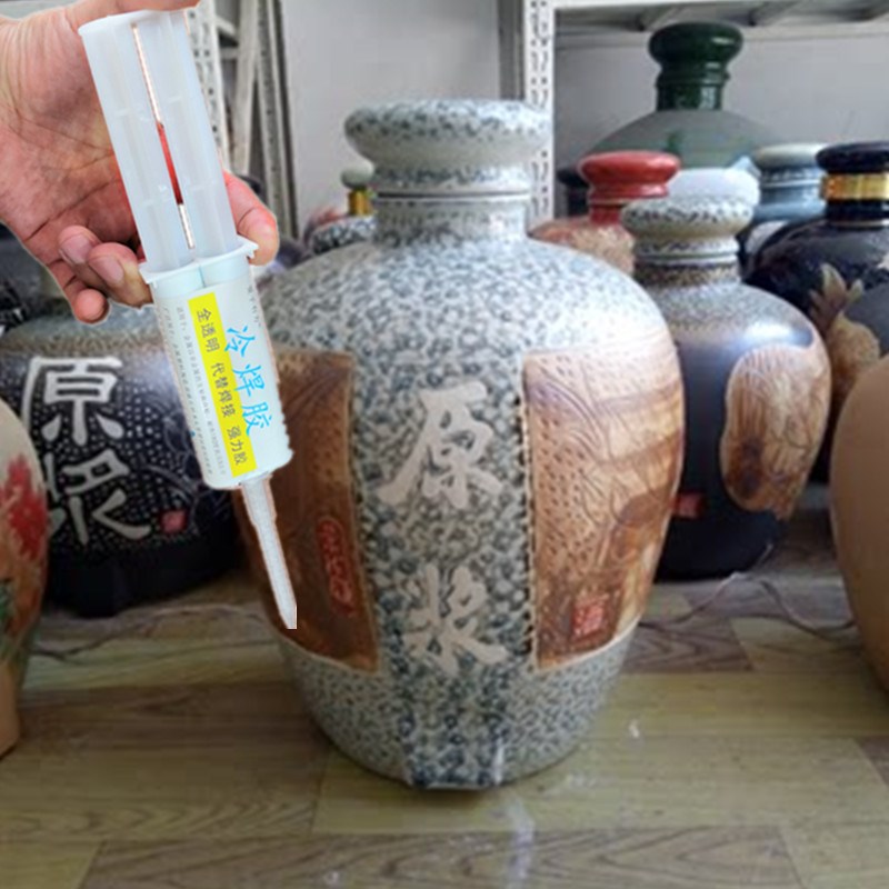 酒桶密封胶水酒坛酒o缸防漏气渗漏修补胶环保无色无味泡菜坛胶
