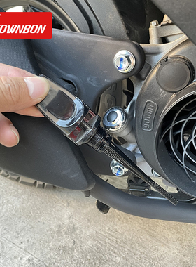 适用AF125改装发动u机防盗尺C/Eae125改装防撬盖