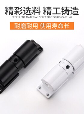 圆形简易闭门器家用房门轻型关门器自动弹簧闭合器静音合页关门器