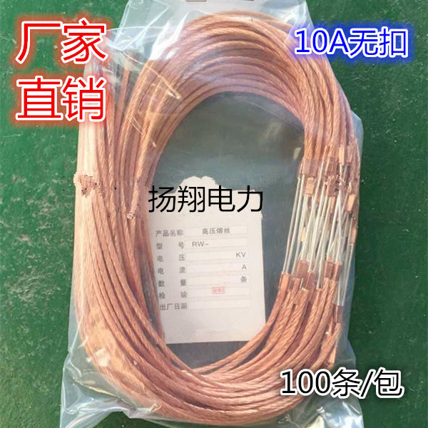 10A熔丝国标不带扣保险丝10KV RW跌落式熔断器专用高压熔丝无扣图片