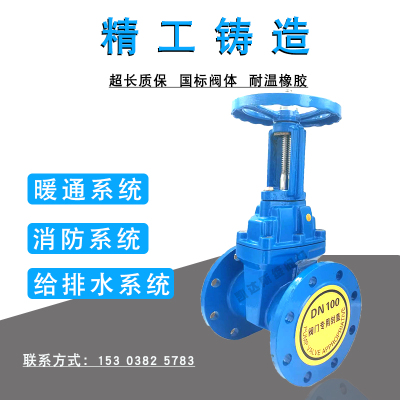 明杆软密封法兰闸阀Z41X-16DN50 65 100 125 150 200 250 300 350