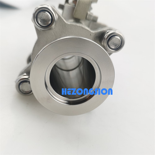 304不锈钢真空球阀快装卡盘KF16 kf25 kf40 50手动三片式真空球阀