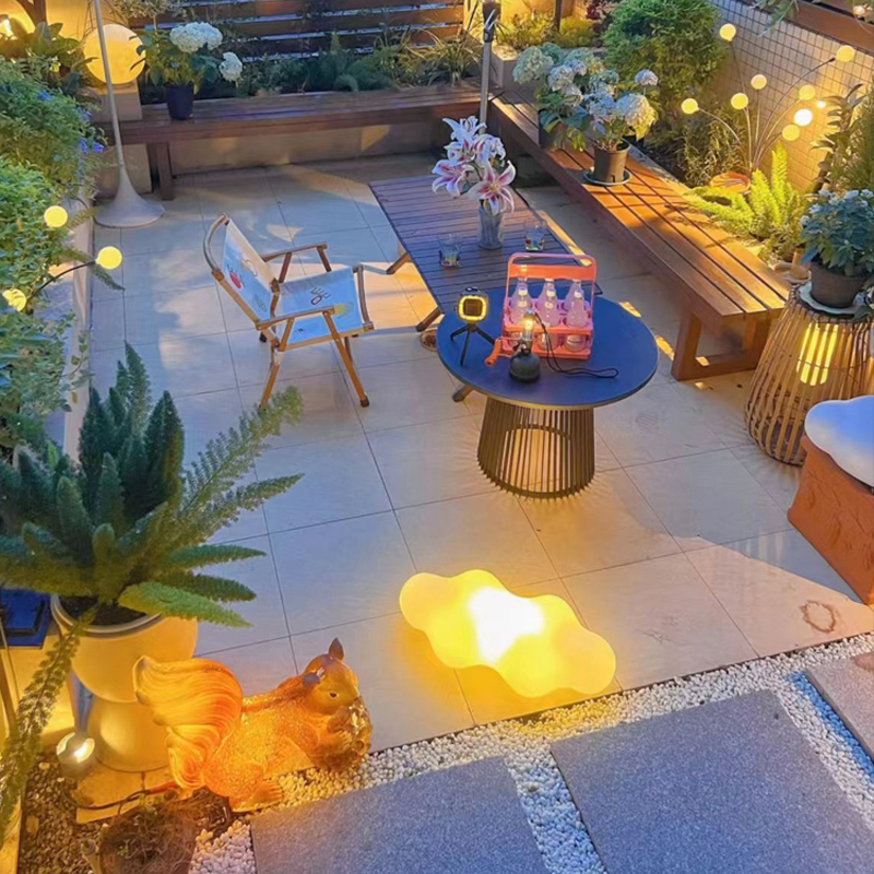 花园布置庭院灯院子o造景户外灯太阳能灯别墅小院装饰景观落地灯