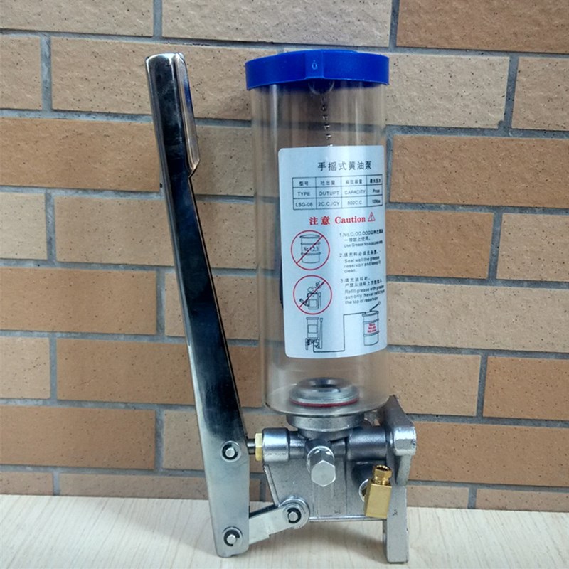 Y-080手摇式黄油泵LStG-08冲床油脂泵浓油泵S-G6.3锂脂泵