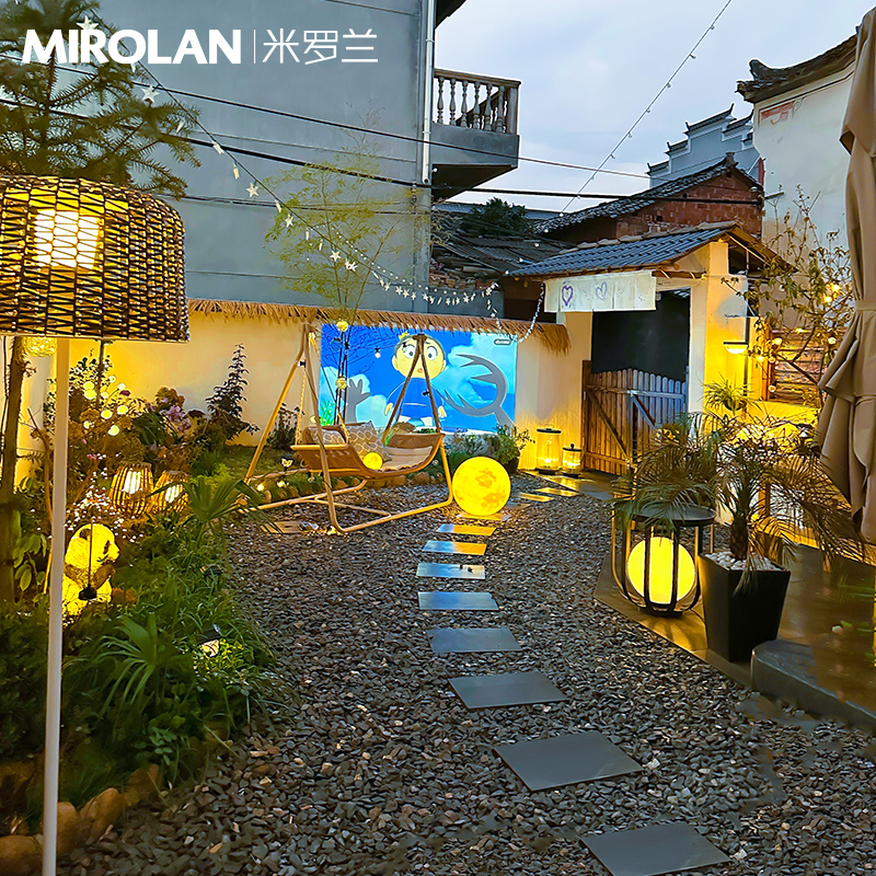 庭院灯花园灯小院造景布置u太阳能户外灯露台灯装饰别墅灯景观灯