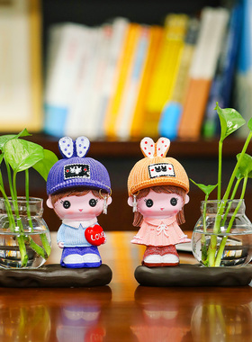 创意可爱家居摆件j装饰品北欧现代简约酒柜客厅办公室桌面小摆设