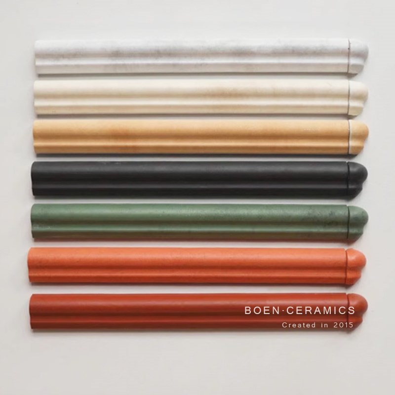 复古法式压条腰线仿古砖装v饰线厨房卫生间浴室条阳角线转角瓷砖