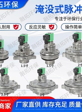 电磁脉冲b阀袋配DMF-Y-25/40/50/62/76S淹没式电磁脉冲阀1寸2寸3