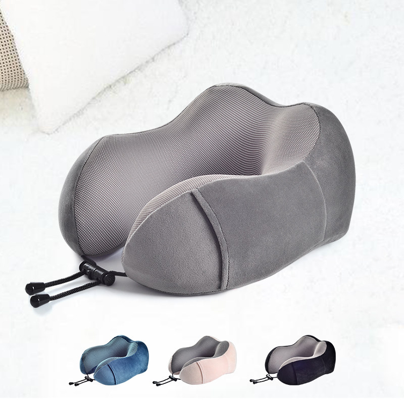 u型枕护颈枕颈椎枕飞机旅行枕头记C忆棉u形护脖子头枕靠枕坐车午