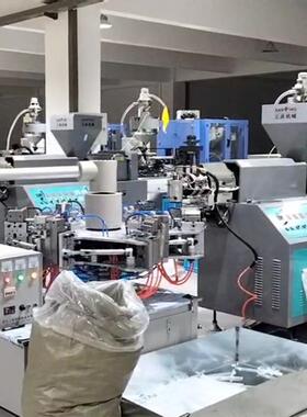 河北三多模塑高速全自动中庆空旋转吹TUZ机吹瓶生产塑料机瓶吹瓶