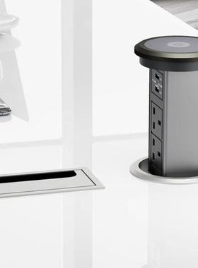 奢烤漆办公桌简约创轻意高桌端总KD28裁老板桌时尚主白色经理管椅