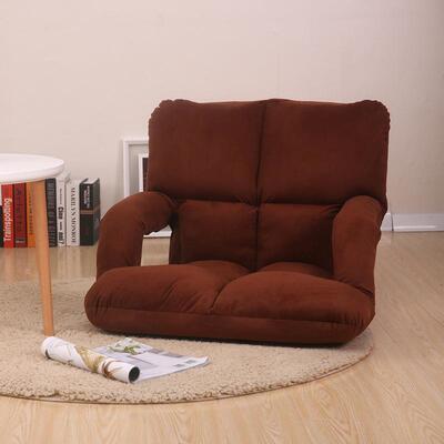 现代台简约加长手懒人发扶椅子单沙人榻榻米折叠VKO沙发阳飘窗小