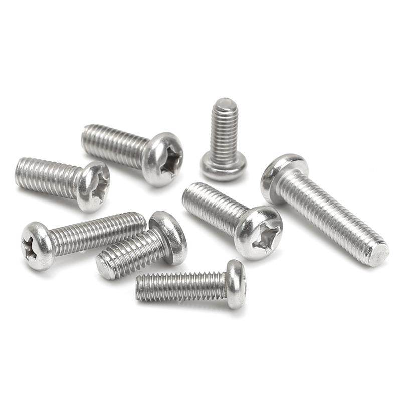 PM.44.5螺丝十字盘头螺8丝18圆头机丝机牙LDX螺丝元头*机牙厂家1