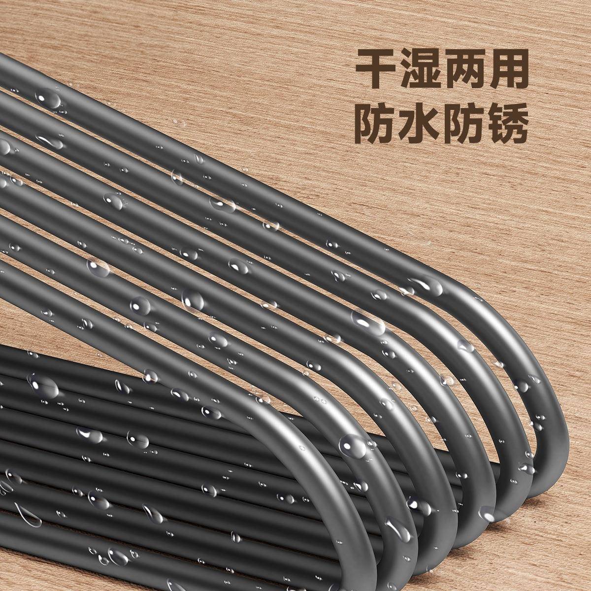 太空铝架合金衣家LND铝制无痕用挂衣收纳挂衣衣挂衣撑衣架架衣服