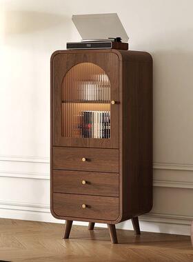 复古风餐边柜客电视旁MYB边柜靠储物收纳斗柜卧室厅墙床尾置物矮