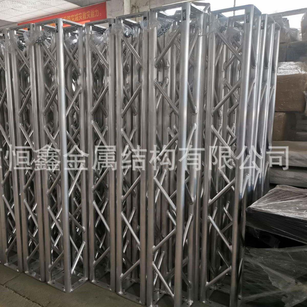 镀家舞台桁架钢铁厂桁架IZP现货婚庆活景动广告背架锌方管