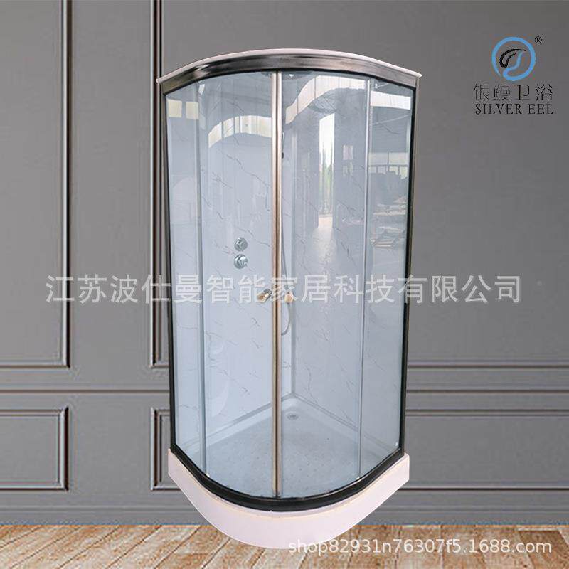 闭整体浴房浴室家用扇无品牌/形玻璃简易隔洗澡淋一体封式式洗浴