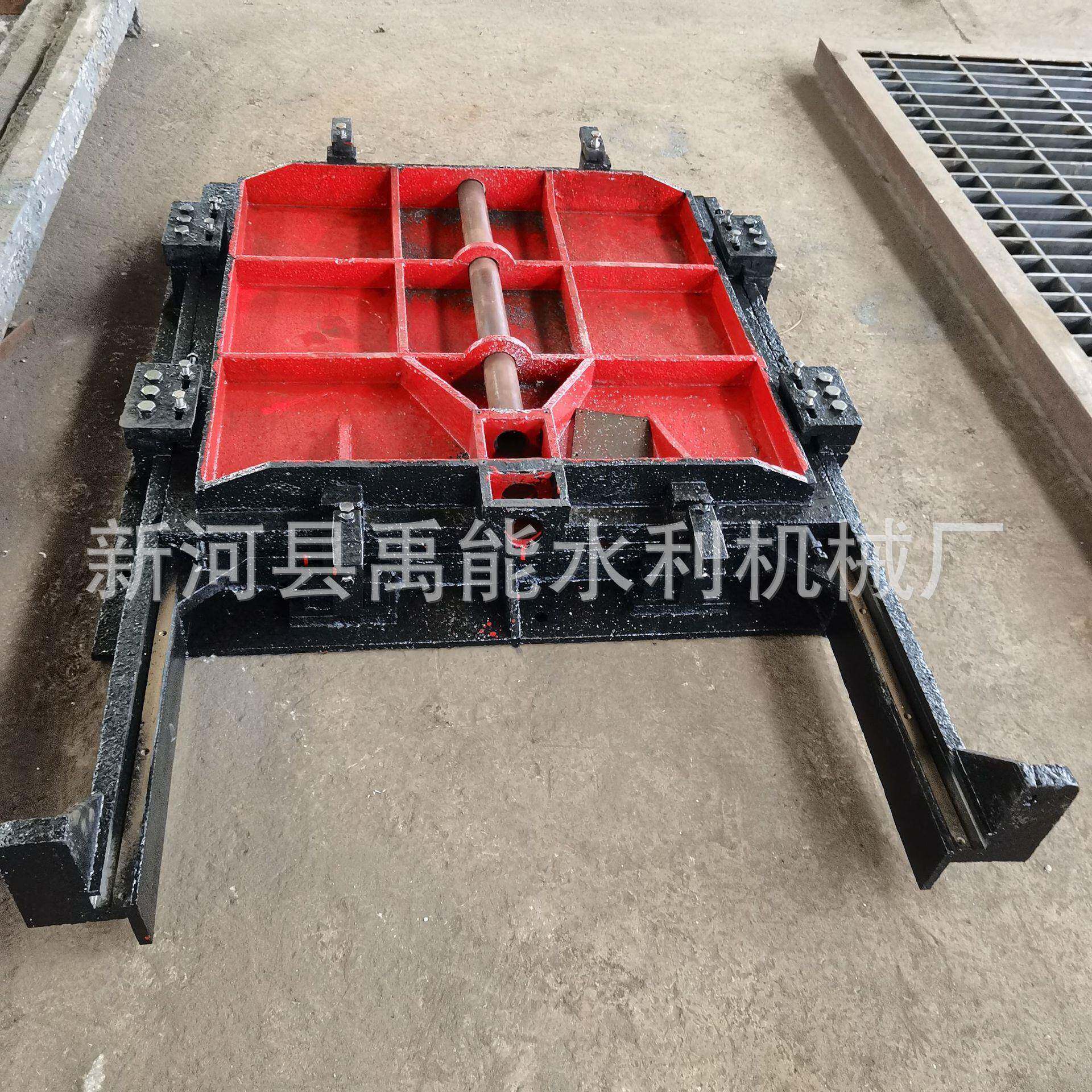 可调铸节门式双向止水334暗杆式闸门方圆形闸手电两用排铁水闸门