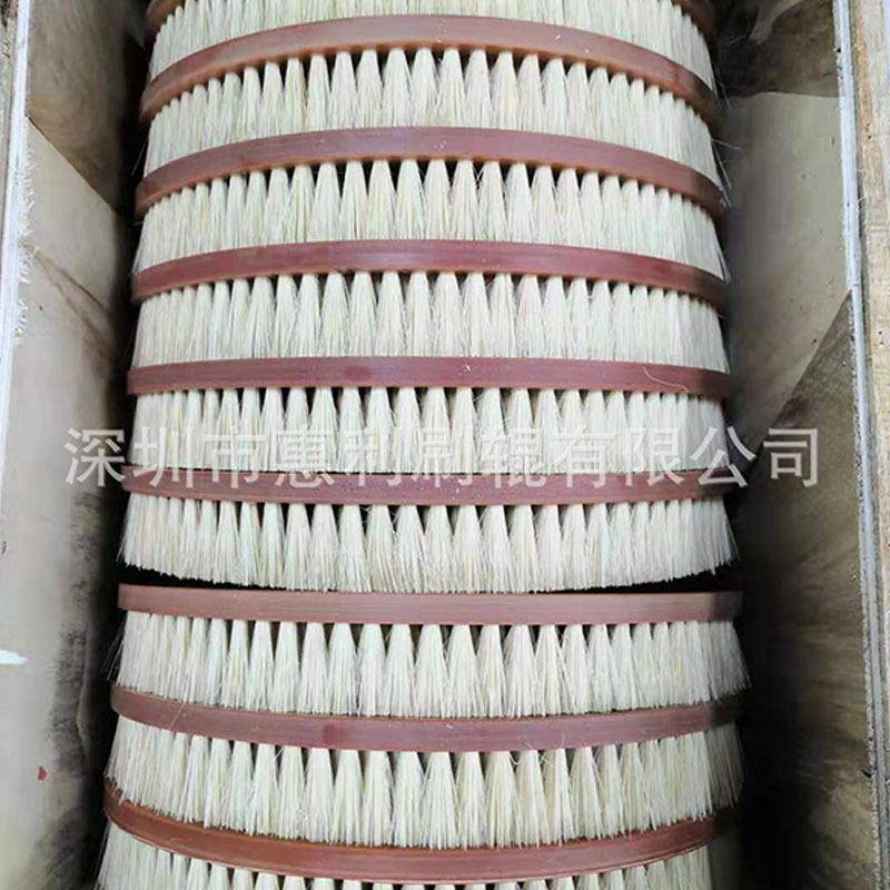电木麻板剑麻毛刷墨盘，PCB清IMR洗机剑麻刷盘西哥毛剑棕圆盘毛刷