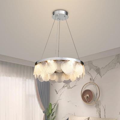 新款简约轻奢玻儿吊D灯客厅大厅高档LE5981吊灯灯饰卧璃室书房童