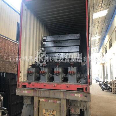 大量装柜发货津巴布韦分选锡矿6s摇床 138槽细槽精选高品位设备