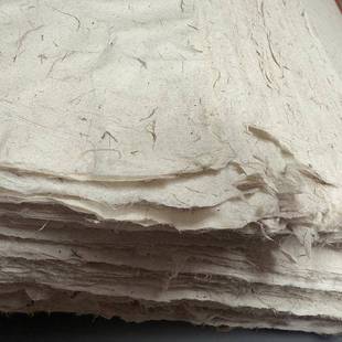 云龙皮纸纯手尺工VCH半半生熟宣纸四国画写意国展投书稿法作品专