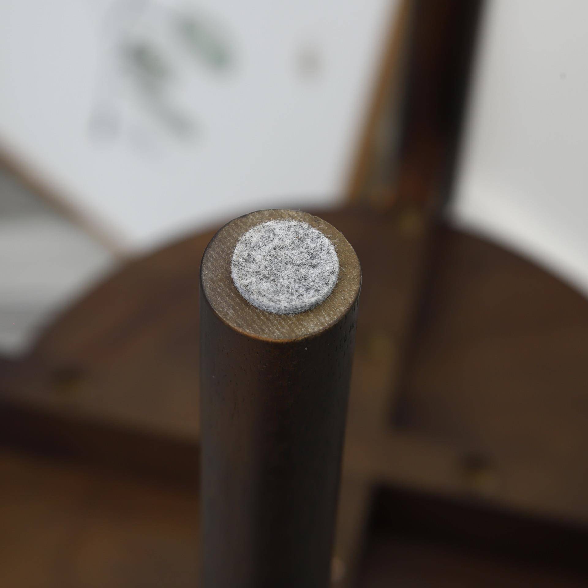 高现货桌实木厅凳子简B-5约客橡胶木圆凳餐凳凳家用可叠放餐凳