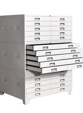 制密集菲林MUV柜1号A底图柜不绣钢皮文件柜工程铁字0钢画图纸收纳