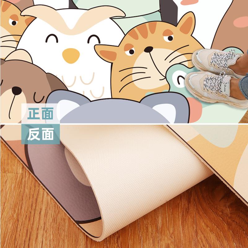 地垫室家用客大面积地板垫PVC卧茶免几垫地毯卡通垫子厅爬无品牌/