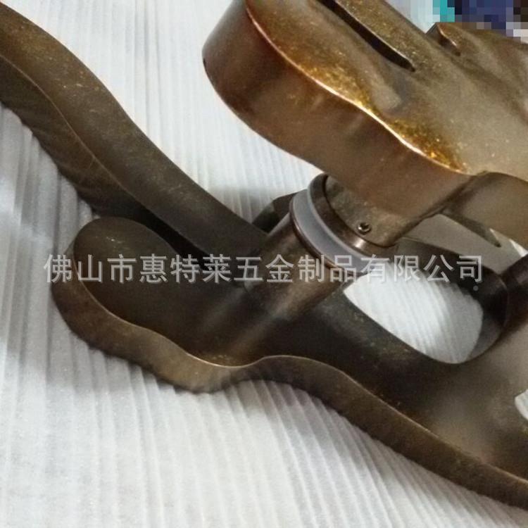 中式仿古大门圆拉手半形镂空雕刻玻璃移门把手木门柜门门DKM复拉