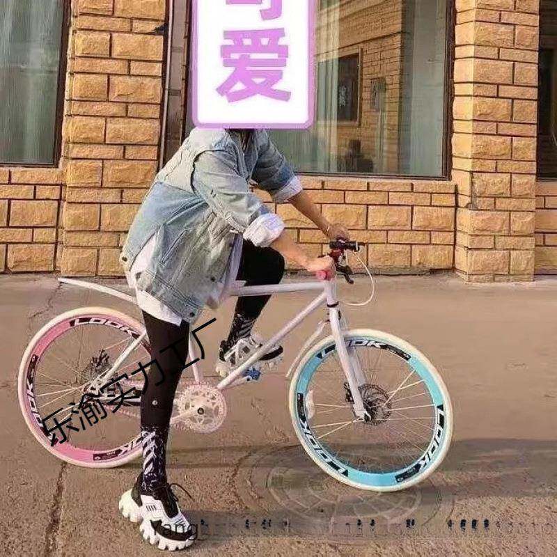 自行车男女女款飞变无品牌/速寸倒刹彩色车公路赛车寸学生单活车