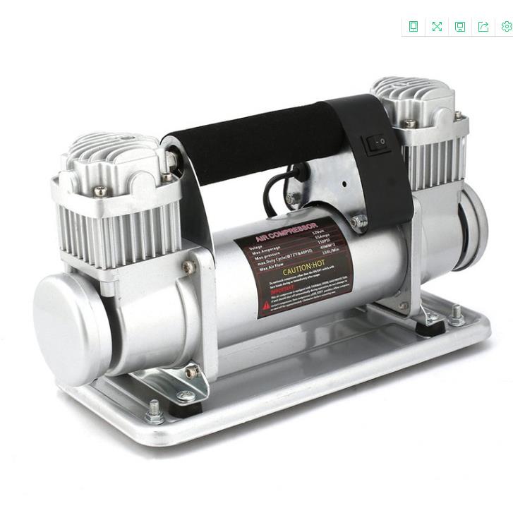 RY-65621车载充气泵双缸12v大用功率电高压汽车打气德泵冲气磅suv