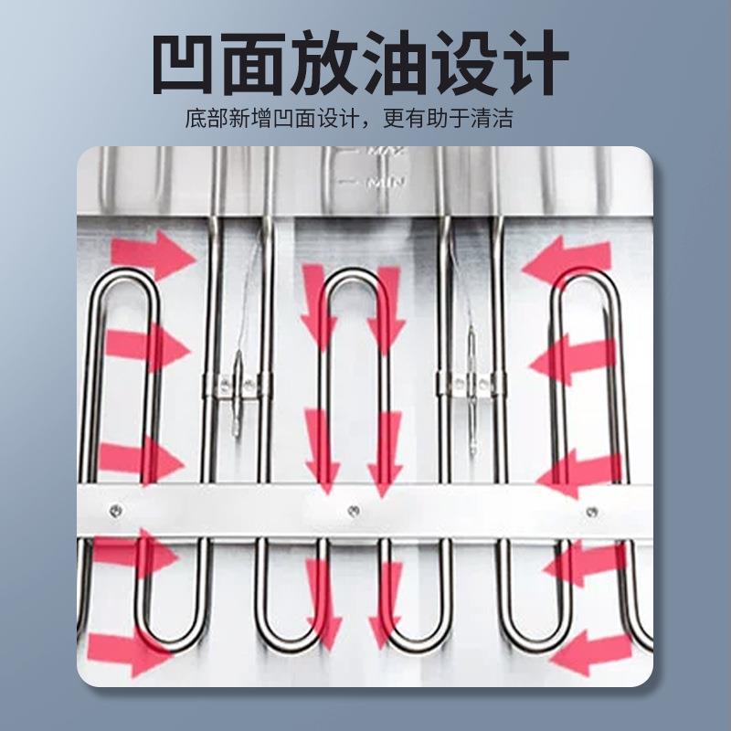 电备炸商炉升用加厚升大容量油炸炉汉堡店设炸鸡炸薯条油LKI炸机