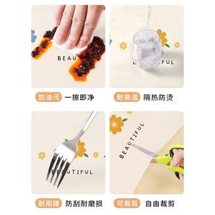 马肚餐桌软岩玻璃防水防油异形四边弧形椭圆板SGH台面垫型保护垫