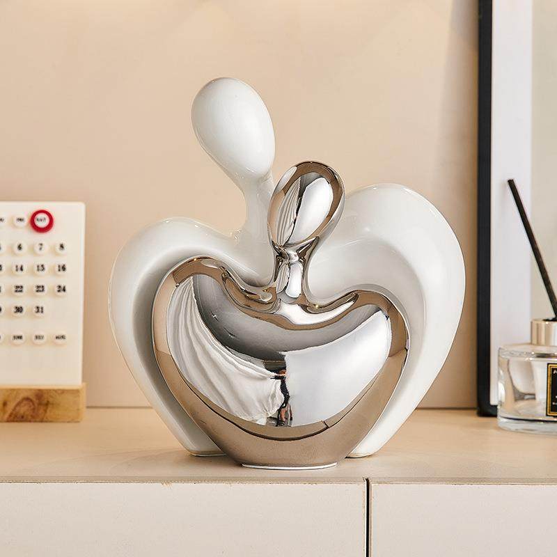 意式情侣人物艺术摆柜件家居厅酒柜电视软饰品桌MFS装面玄关客七