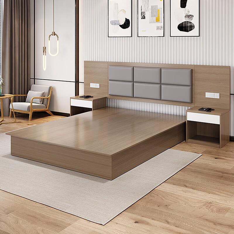 套酒店家标间全客房NLJ酒宾馆专用具床民宿快捷店公寓床双床简约